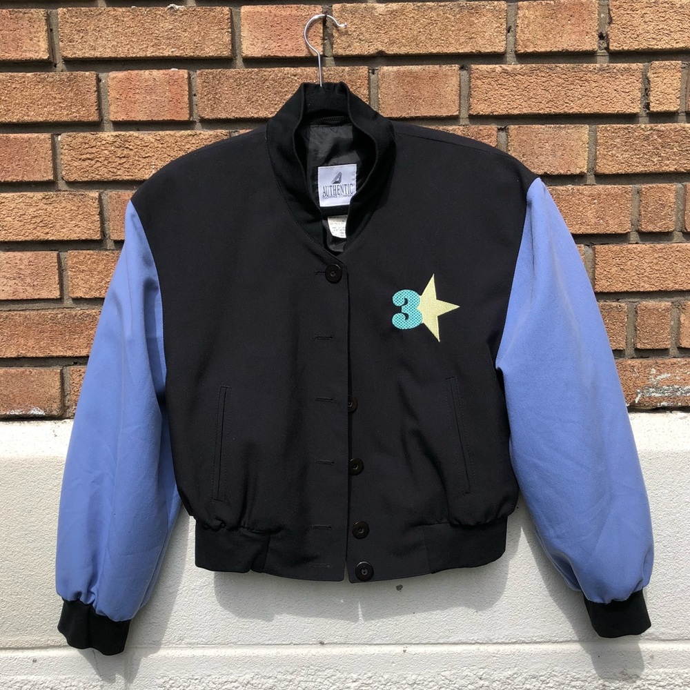Vintage, lightweight, bomber style jacket by Authentic
